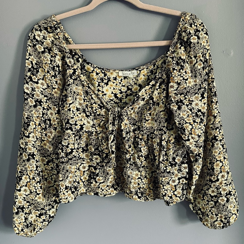 Patrons of Peace Floral Top